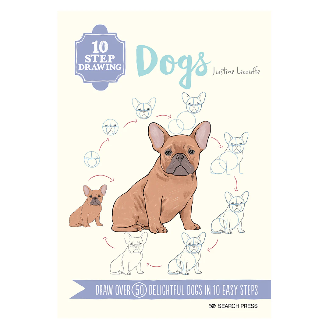 10 Step Drawing: Dogs