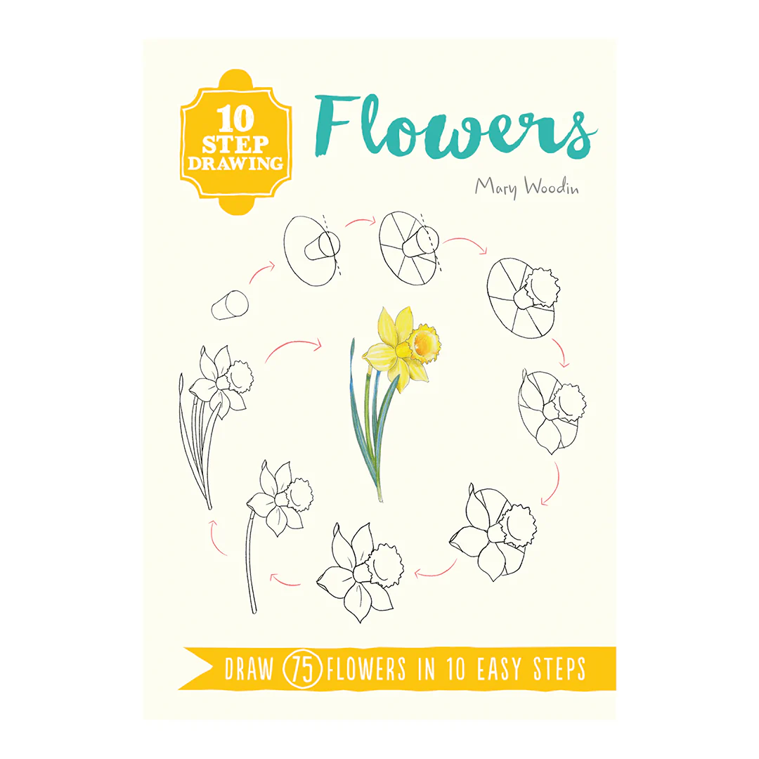 10 Step Drawing: Flowers