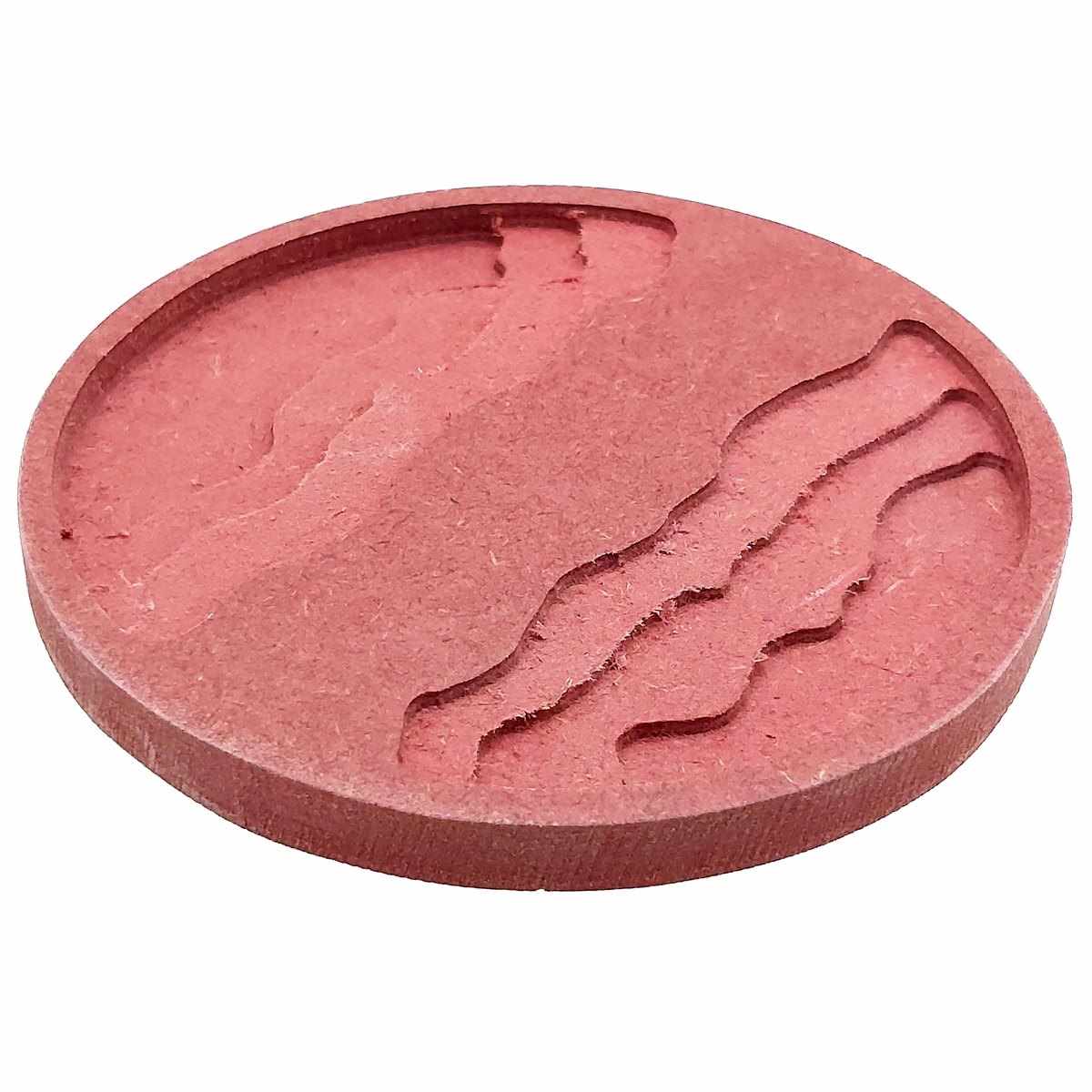 3D MDF Coaster Round