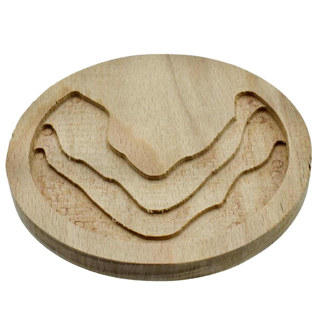 3D Wood Coaster Round - Image 3