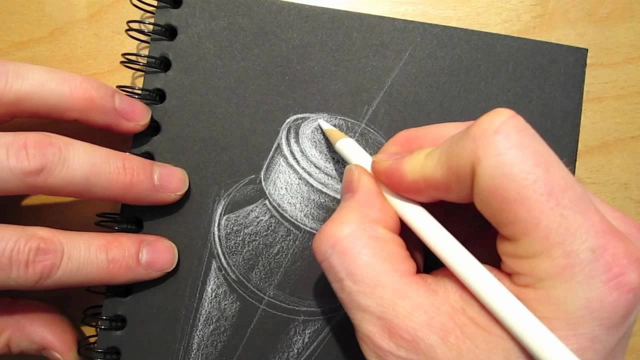 A4 Hardbound Spiral Cartidge Book, 350gsm (Portrait) - Black Paper - Image 2