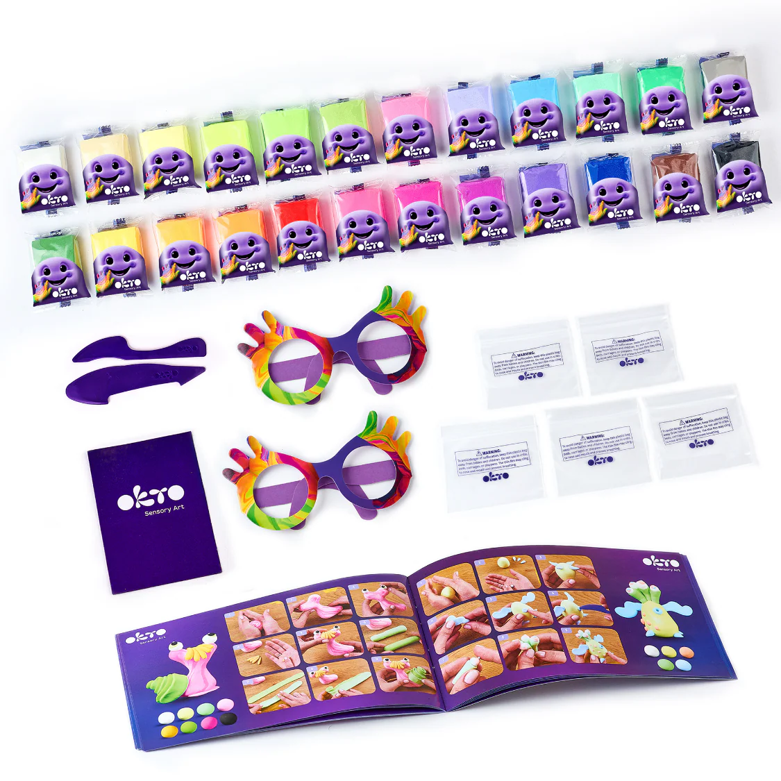 Air Clay Set for Creativity, 24 Colours (Ages 5+) - Image 3