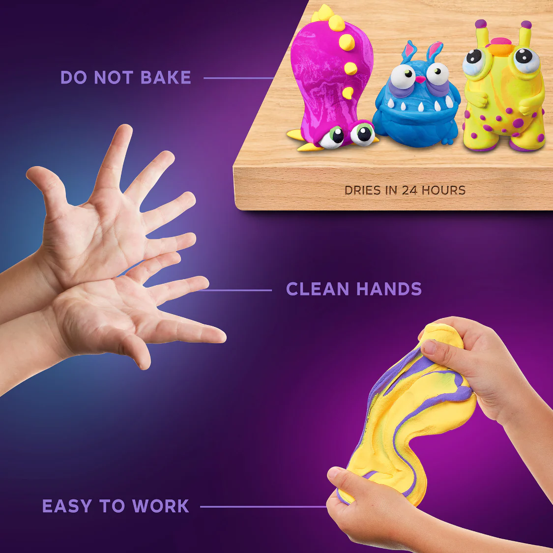 Air Clay Set for Creativity, 24 Colours (Ages 5+) - Image 4