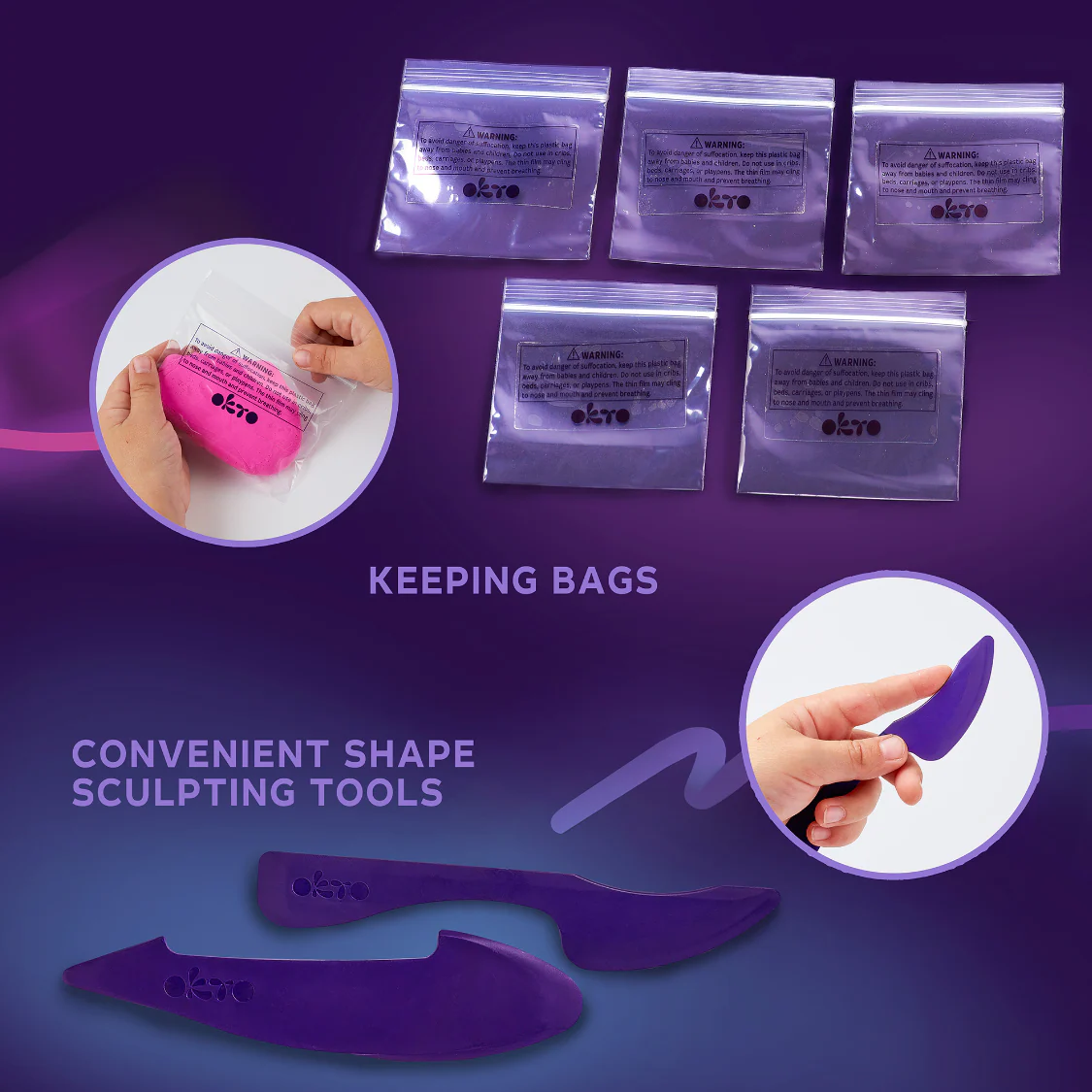 Air Clay Set for Creativity, 24 Colours (Ages 5+) - Image 6