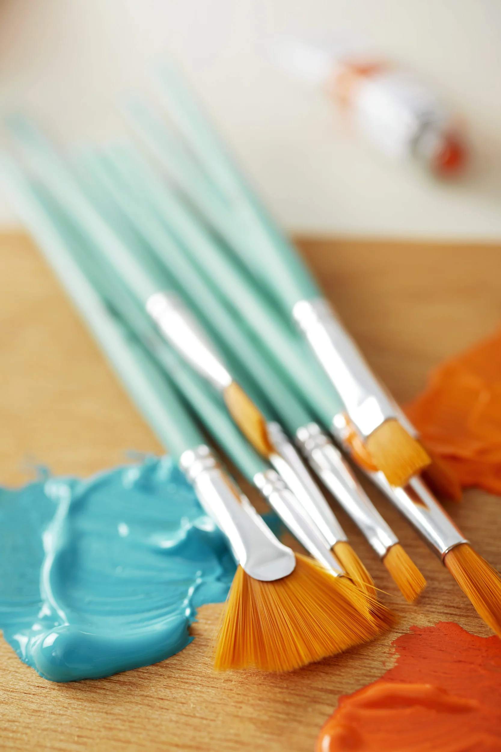 Brush Set Synthetic Mix Short Handle x 8 pcs - Image 3