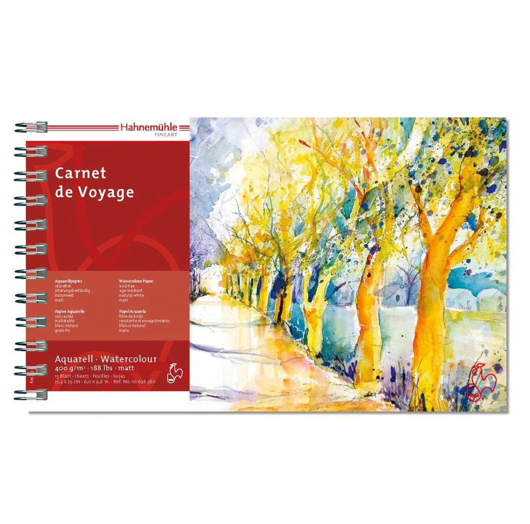 Watercolour "Carnet de Voyage" (400gsm) - Spiral