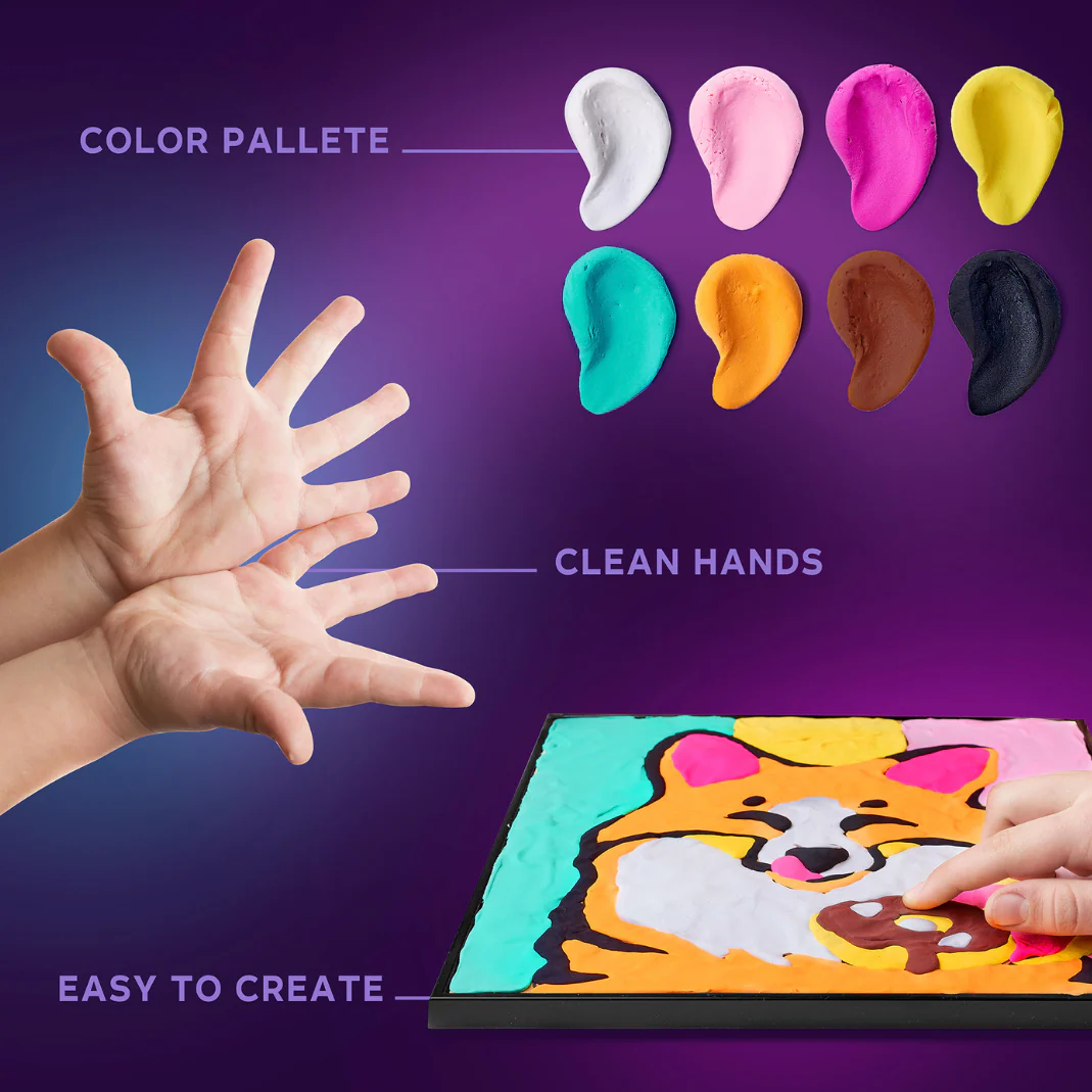 Coloring with Clay Set by Numbers, Fox (Age 5+) - Image 3