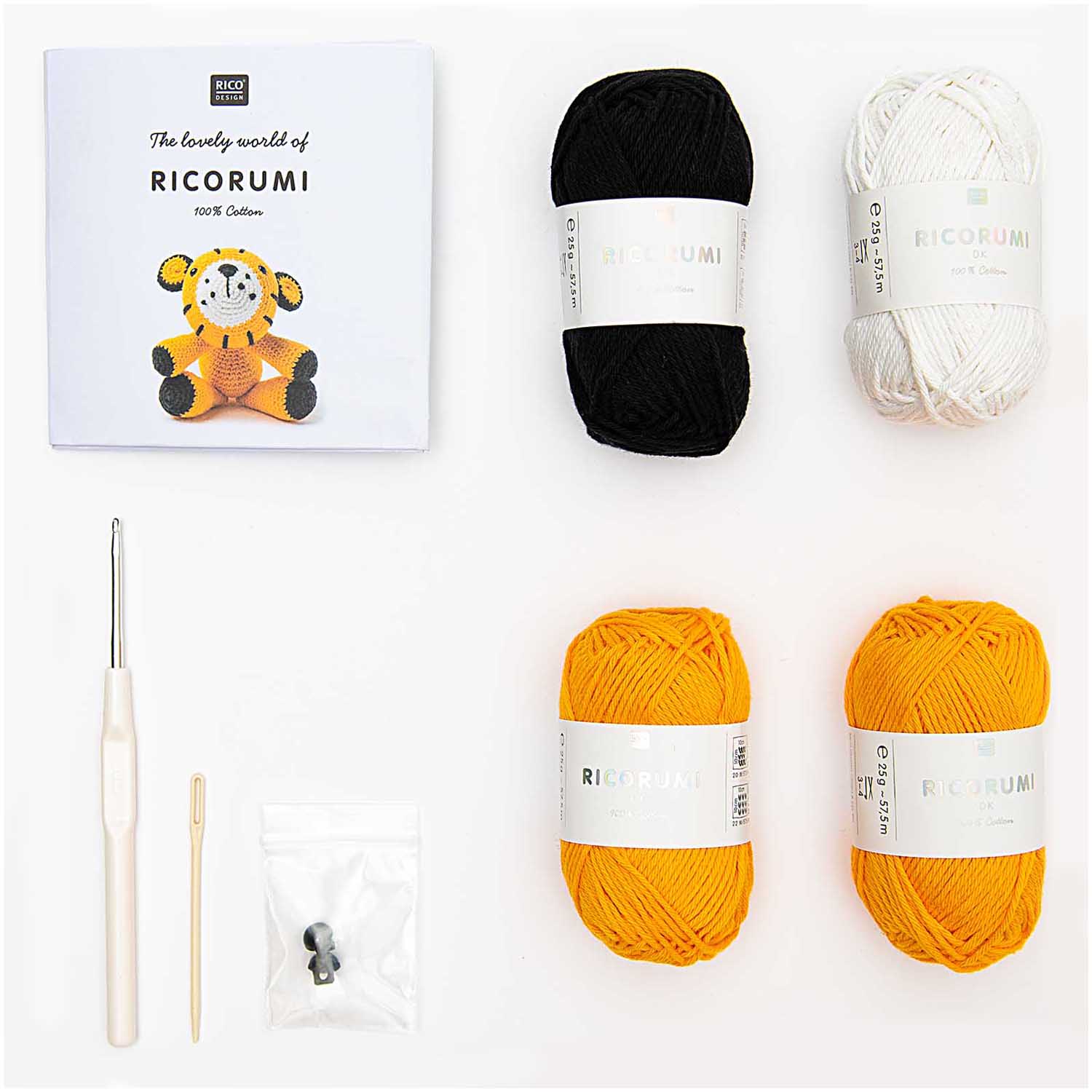 Crochet Kit Ricorumi Puppies Tiger - Image 2