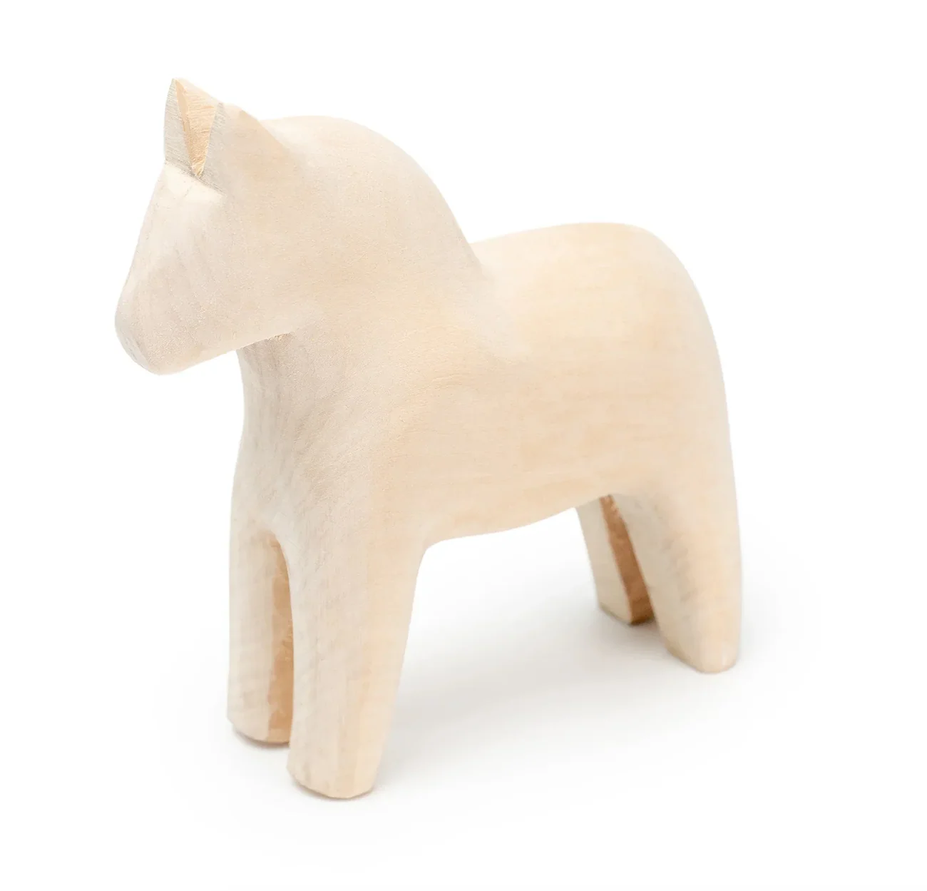 Dala Horse Carving Blank (DIY02) - Image 2