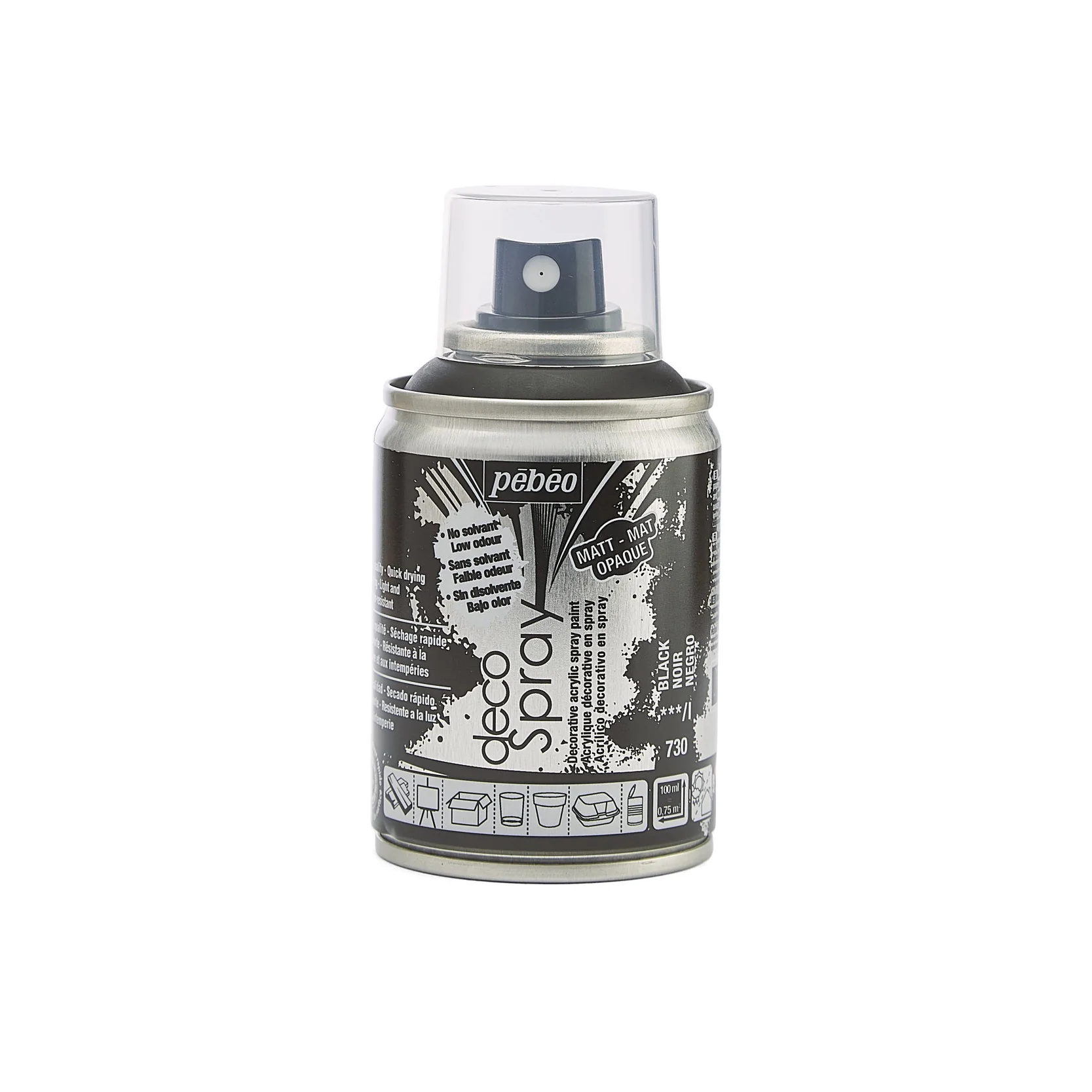 Decospray Acrylic Spray - Black 100ml