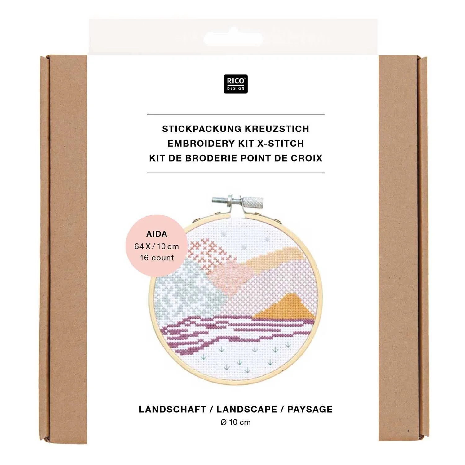 Embroidery kit mini kit landscape picture