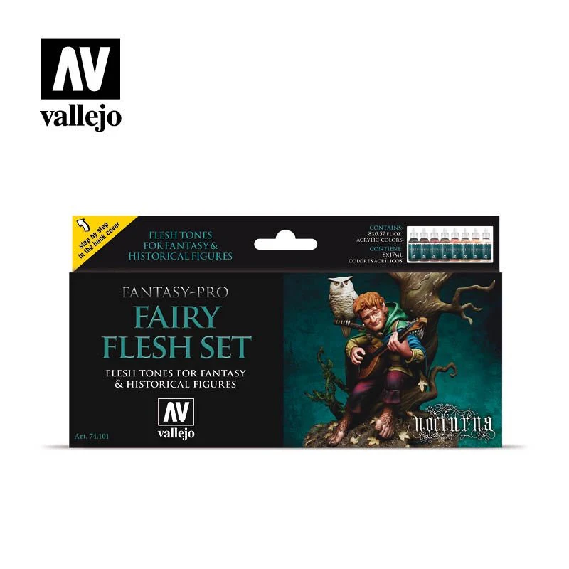 Fantasy Pro Colors - Fairy Flesh Set (8 x 17ml)