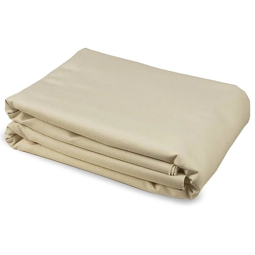 Folded Unprimed Canvas Material 365cm x 550cm