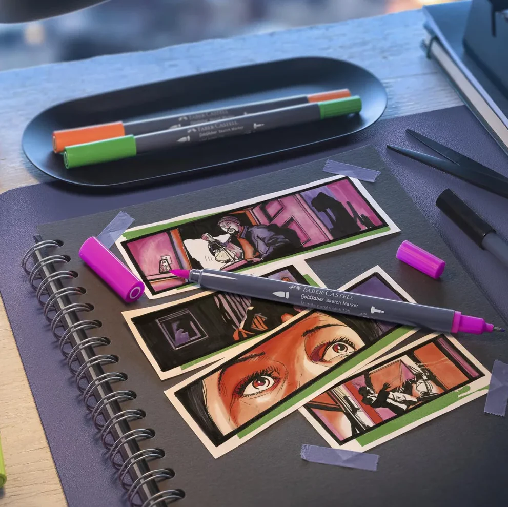 GoldFaber Sketch Marker - Wallet x 6 Graphic Novel - Image 2
