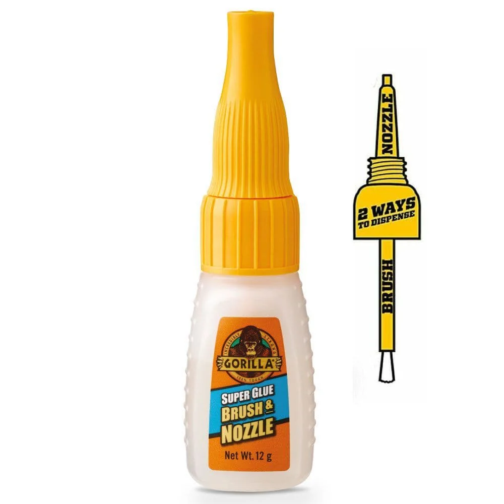 Gorilla Super Glue with Brush & Nozzle - Image 2
