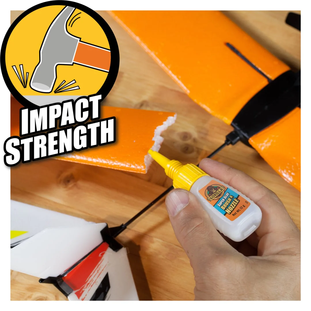 Gorilla Super Glue with Brush & Nozzle - Image 3