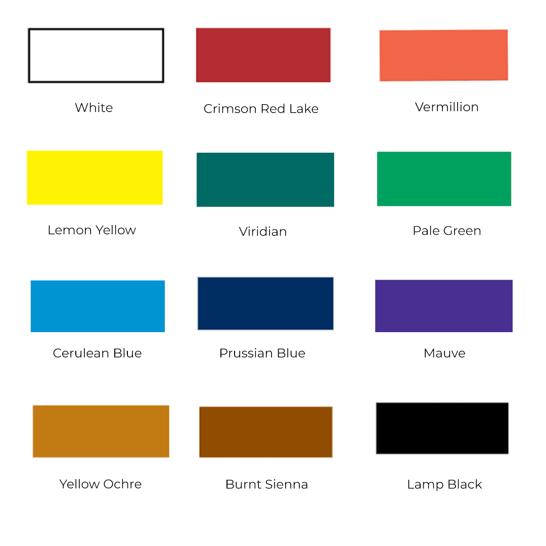 Gouache Set 21ml x 12 colours - Image 4