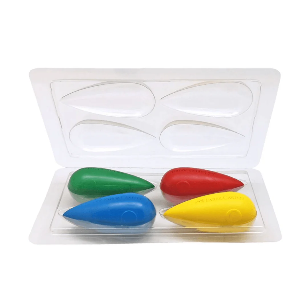 Grasp Plastic Crayons - Set of 4 (Ages 3+) - Image 3