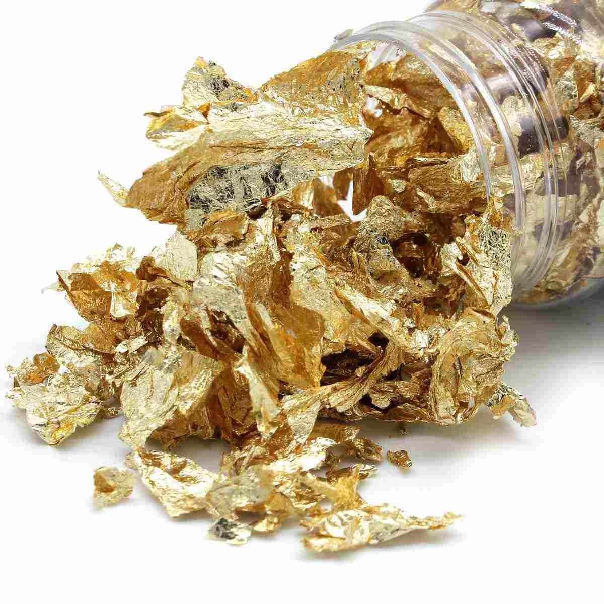Imitation Gold Flakes, 5g