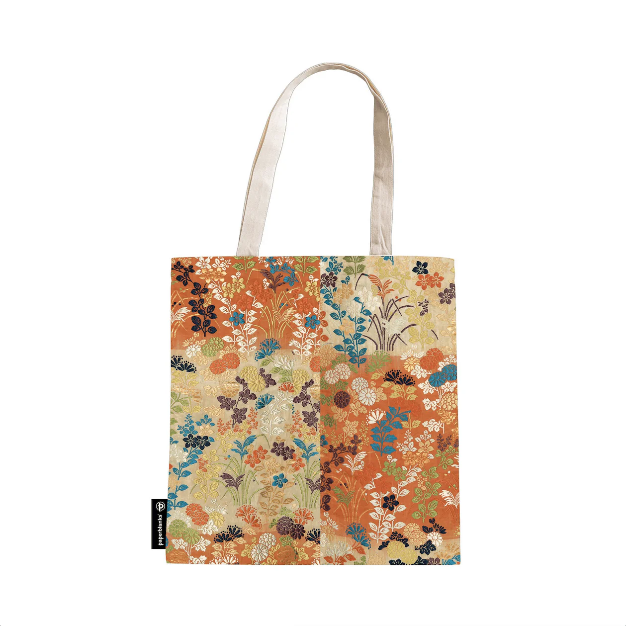 Japanese Kimono Kara-Ori Canvas Bag