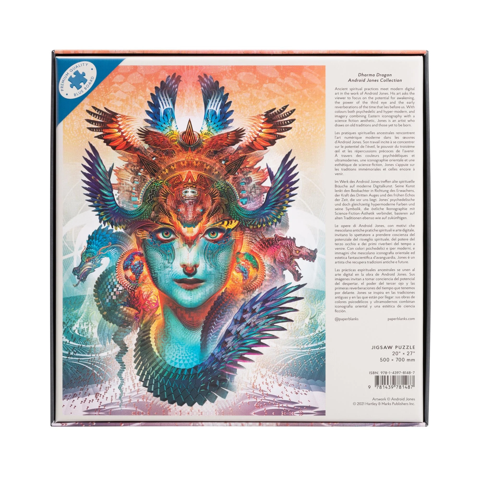 Jigsaw Puzzle, 1000 Pieces - Dharma Dragon, Android Jones Collection - Image 4