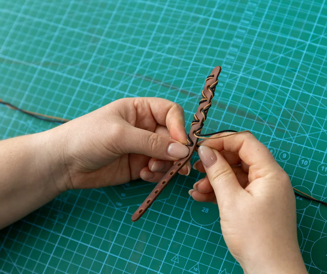 Leather Crafting Kit, Bracelet Set - Image 4