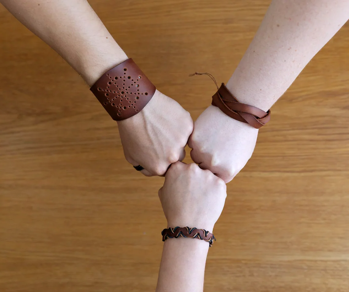 Leather Crafting Kit, Bracelet Set - Image 5