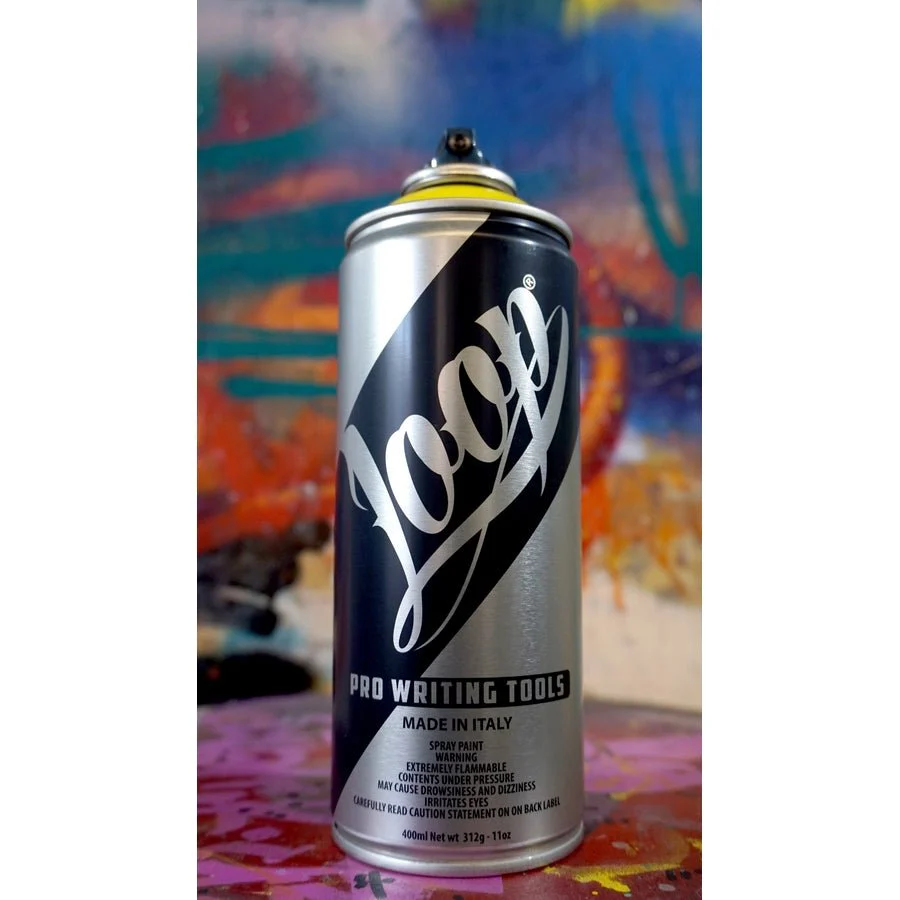 Loop Colors Spray Paint 400ml - Black - Image 2