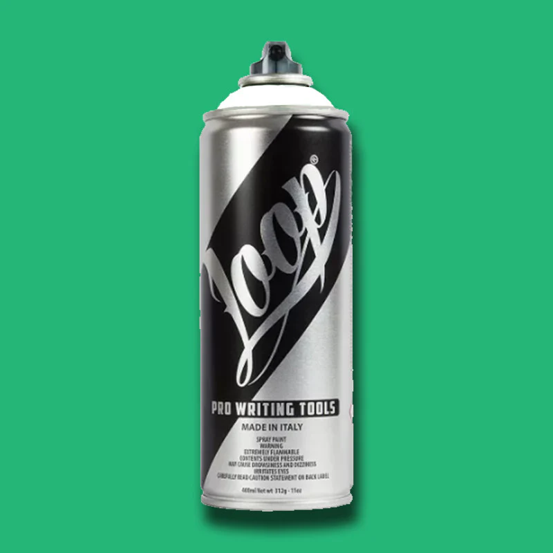 Loop Colors Spray Paint 400ml - Turquoise & Greens - Image 11
