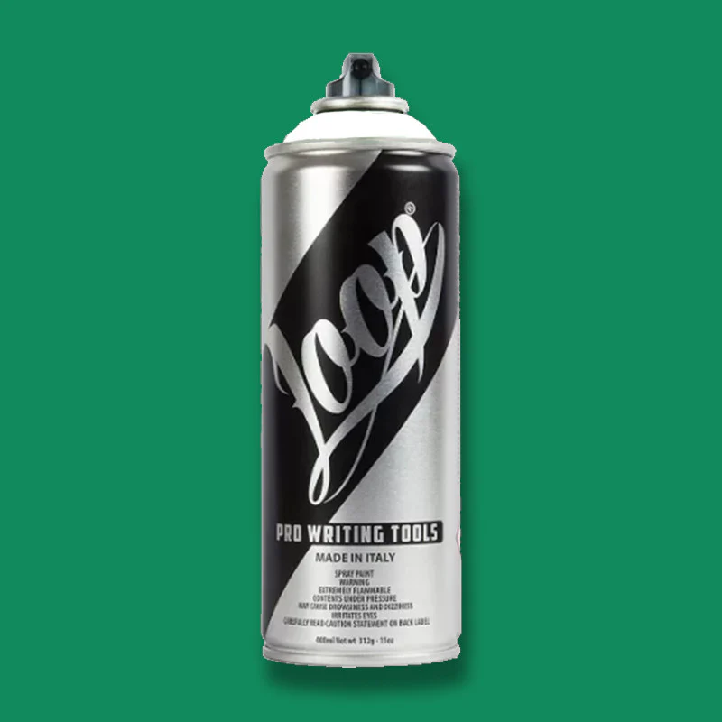 Loop Colors Spray Paint 400ml - Turquoise & Greens - Image 12