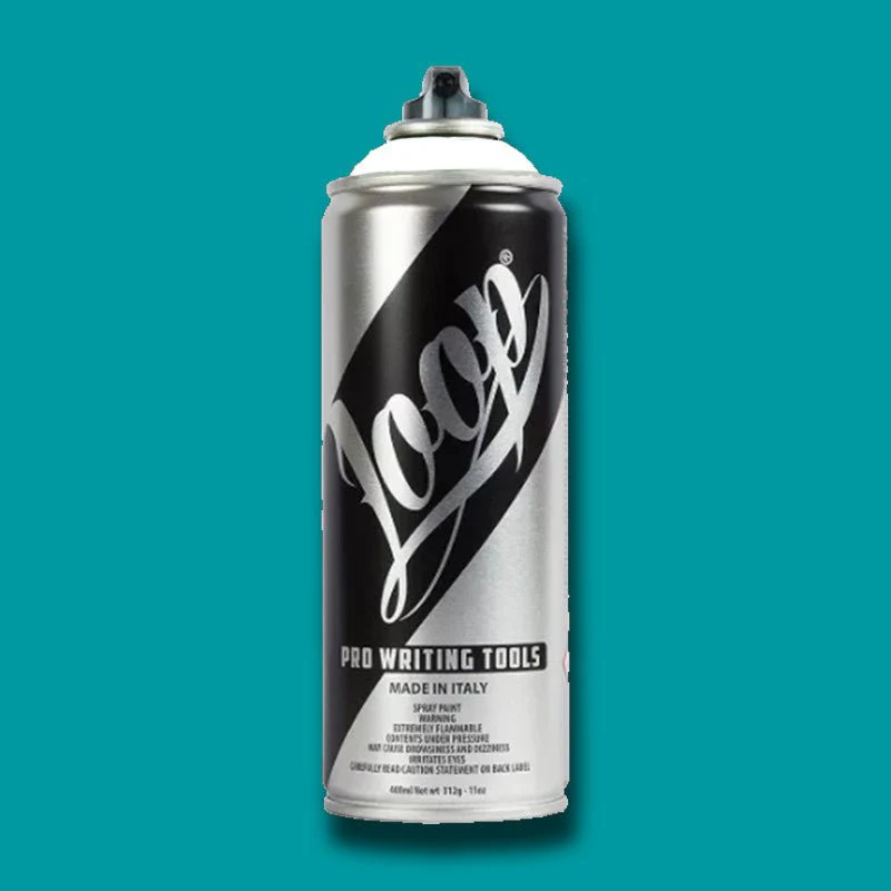 Loop Colors Spray Paint 400ml - Turquoise & Greens - Image 6