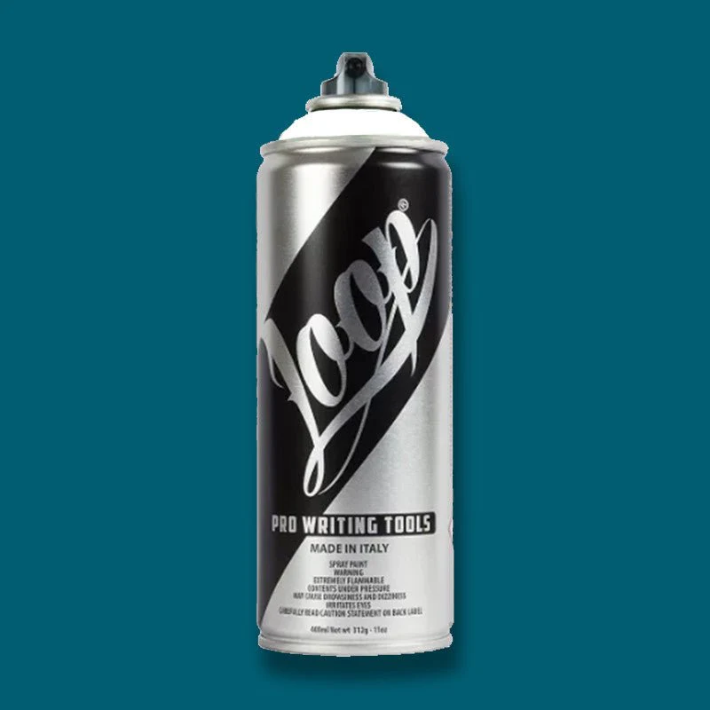Loop Colors Spray Paint 400ml - Turquoise & Greens - Image 7