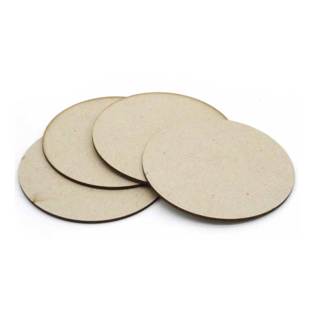 MDF Circle Coaster Set of 4 - Image 2