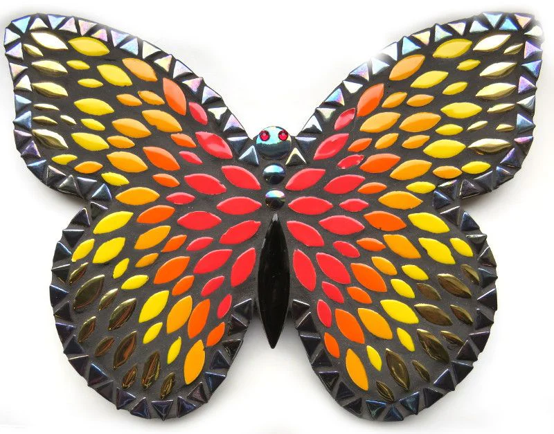 Mosaic Kit: Admiral Butterfly 25cm - Image 2