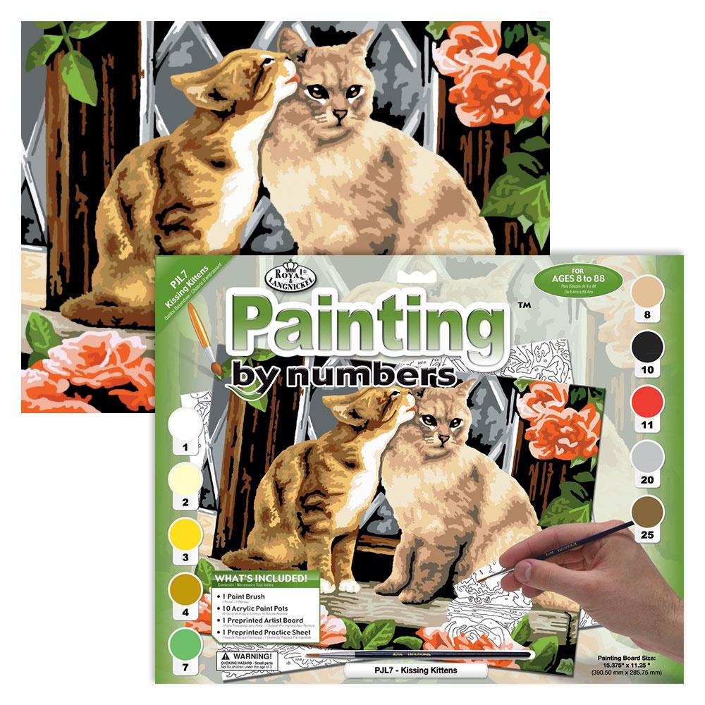 Paint by Numbers (Junior) - Kissing Kittens (Ages 8+)