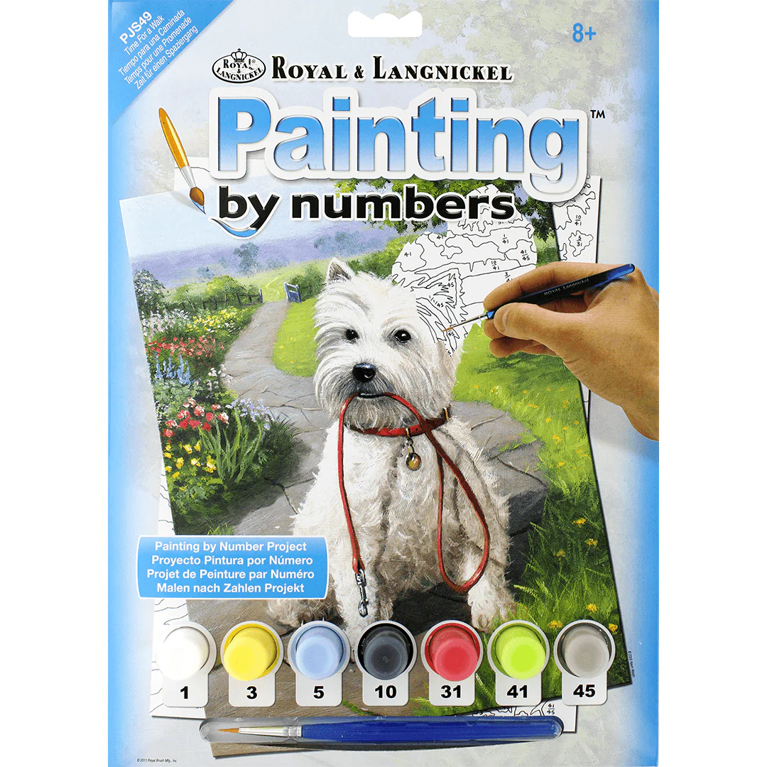 Paint by Numbers (Small) - Time for a Walk (Ages 8+)