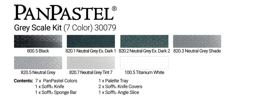 PanPastel GreyScale Kit (7 Colors) - Image 3