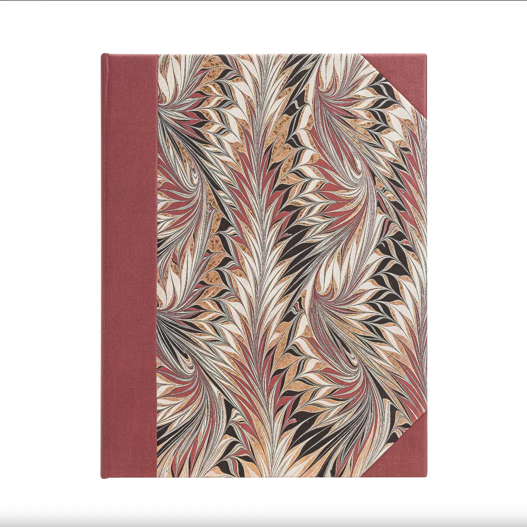 Paperblanks Cockerell Marbled Paper Rubedo Ultra Unlined