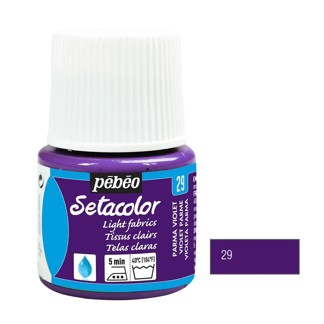 Pebeo Setacolor Light Fabric Paint 45ml - Colours - Image 13