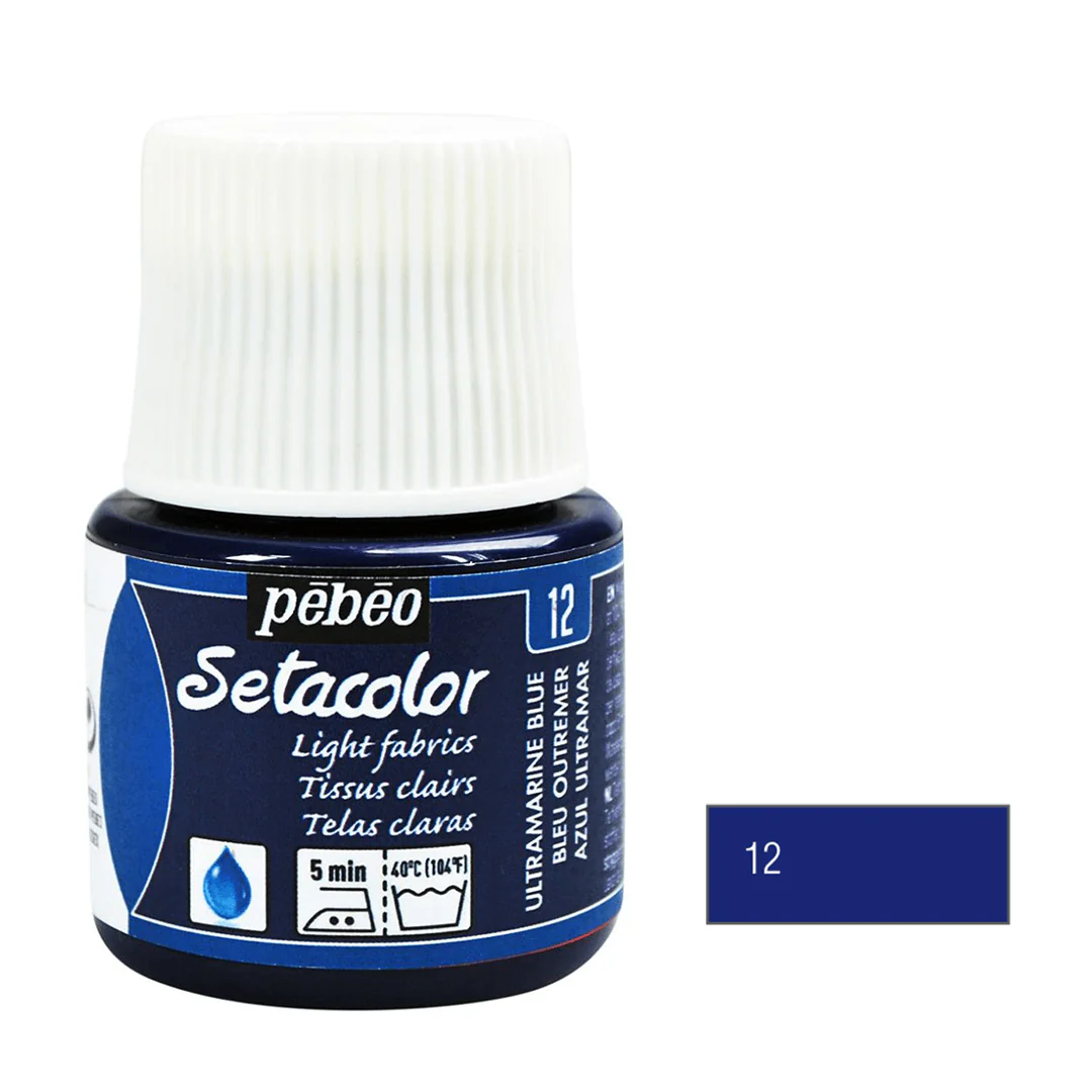Pebeo Setacolor Light Fabric Paint 45ml - Colours - Image 3