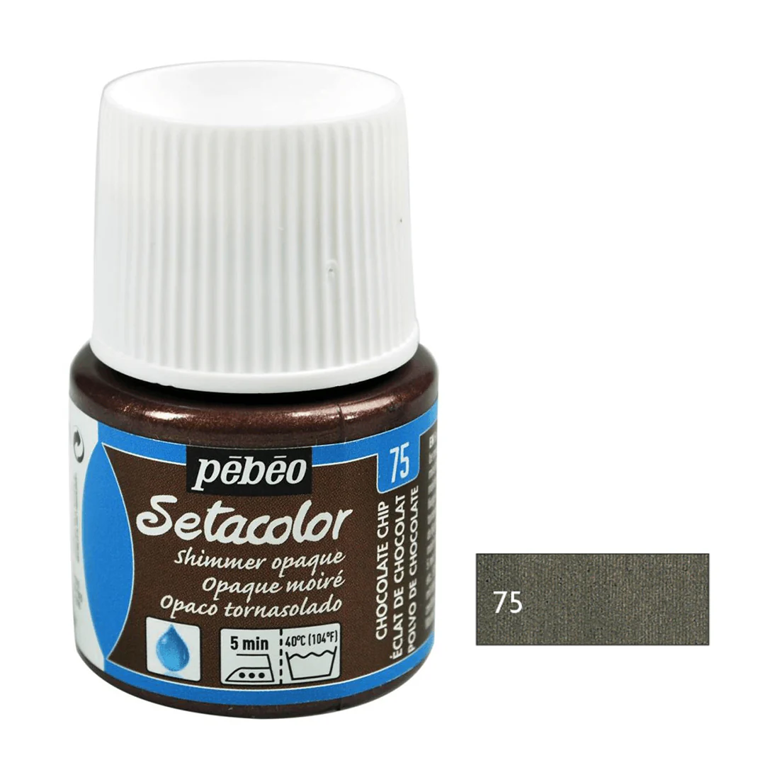 Pebeo Setacolor Opaque Fabric Paint 45ml - Shimmer & Pearl - Image 17