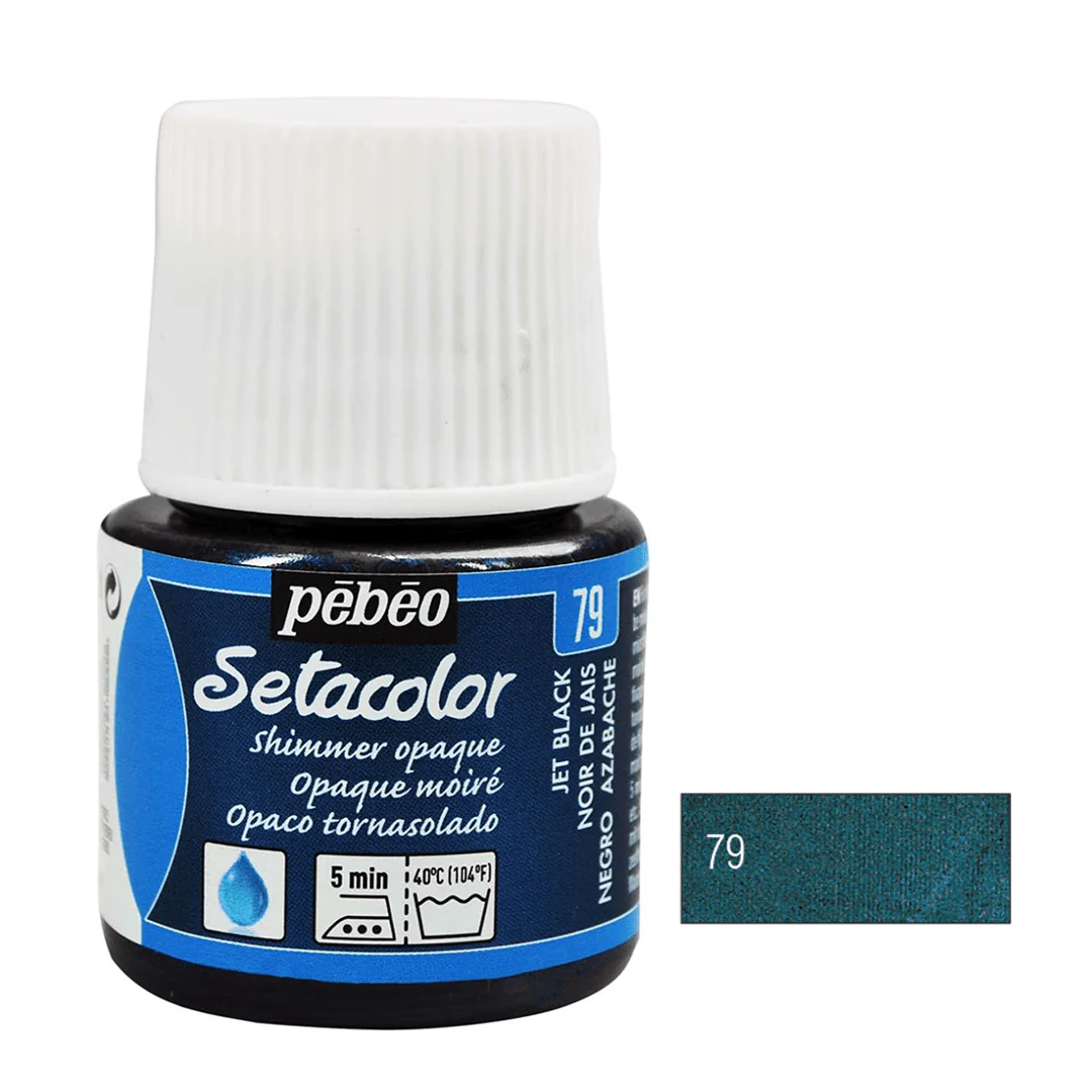 Pebeo Setacolor Opaque Fabric Paint 45ml - Shimmer & Pearl - Image 18