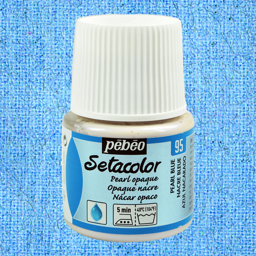 Pebeo Setacolor Opaque Fabric Paint 45ml - Shimmer & Pearl - Image 22