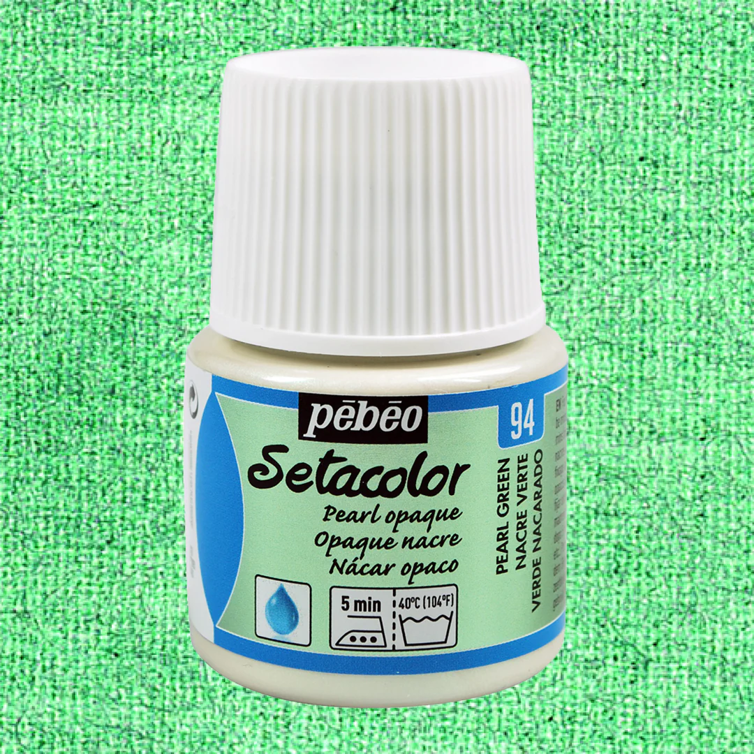 Pebeo Setacolor Opaque Fabric Paint 45ml - Shimmer & Pearl - Image 23