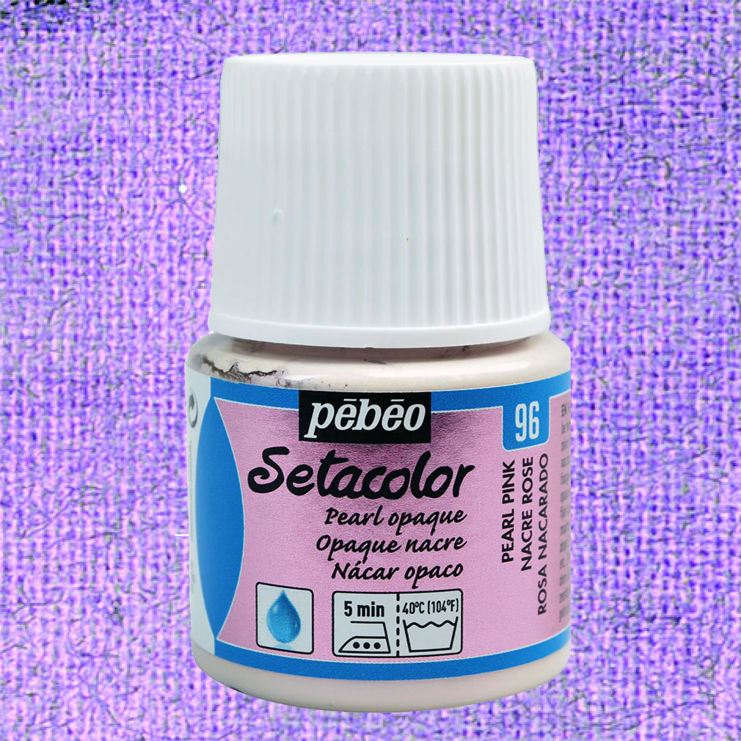 Pebeo Setacolor Opaque Fabric Paint 45ml - Shimmer & Pearl - Image 24