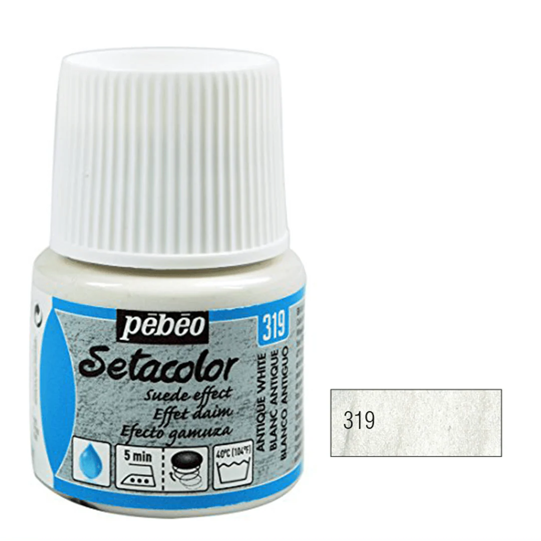 Pebeo Setacolor Opaque Fabric Paint 45ml - Suede Effect - Image 9