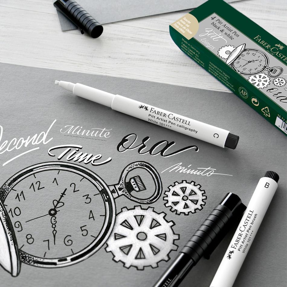 Pitt Artist Pens - White - Image 4