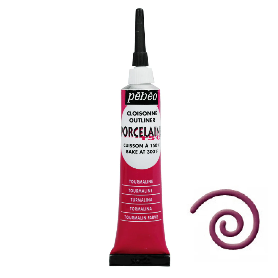 Porcelain Paint Outliners 20ml - Colours - Image 3