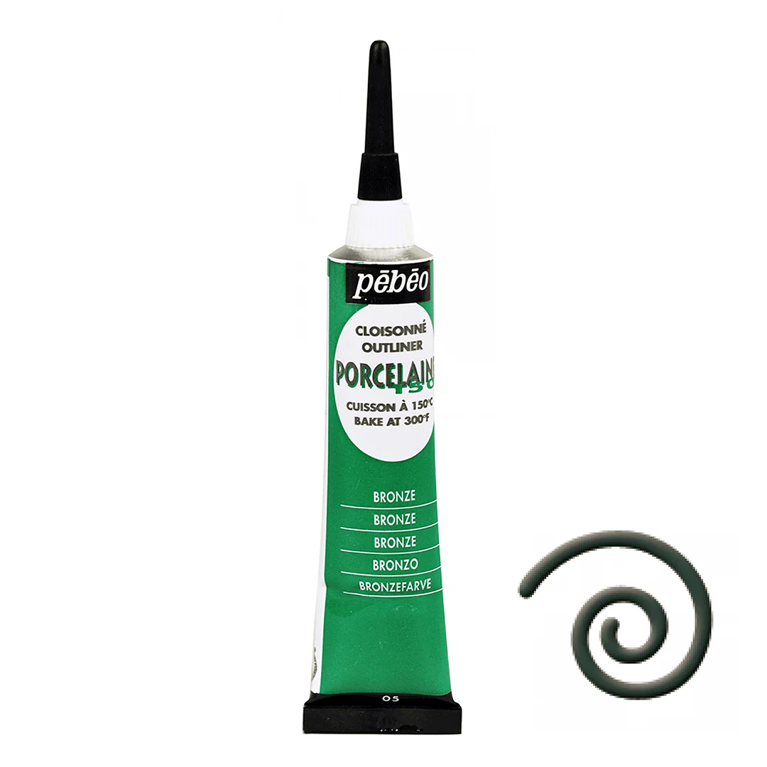 Porcelain Paint Outliners 20ml - Colours - Image 5