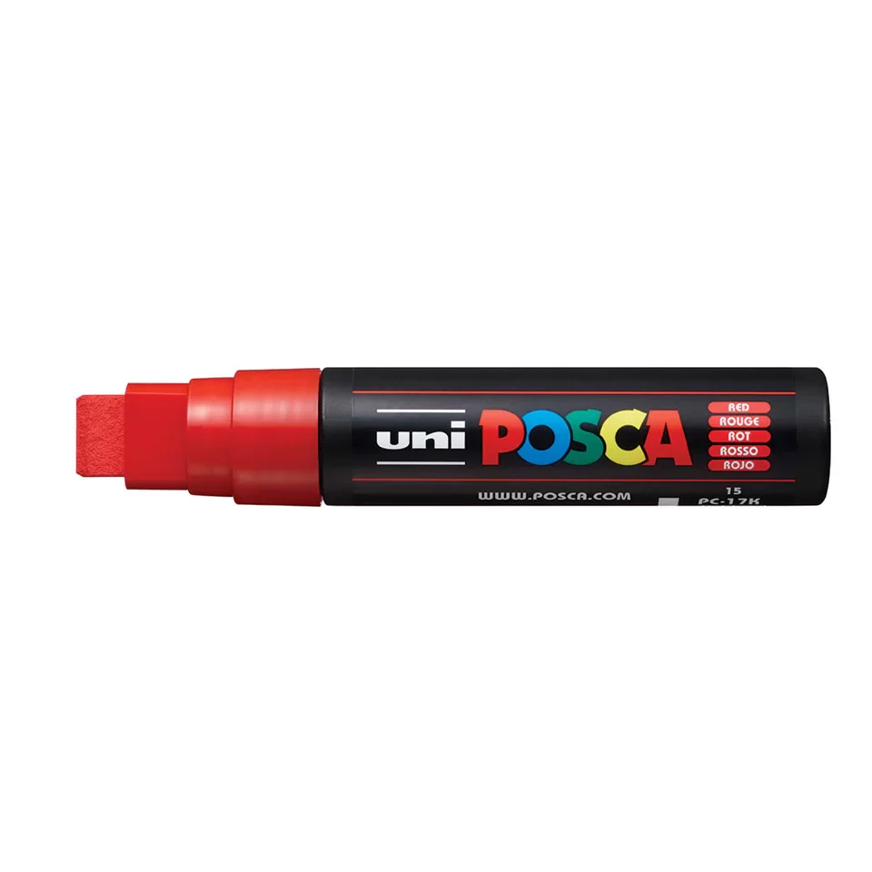 POSCA Marker (PC-17K) - Extra Broad Chisel Tip (15mm) - Image 7